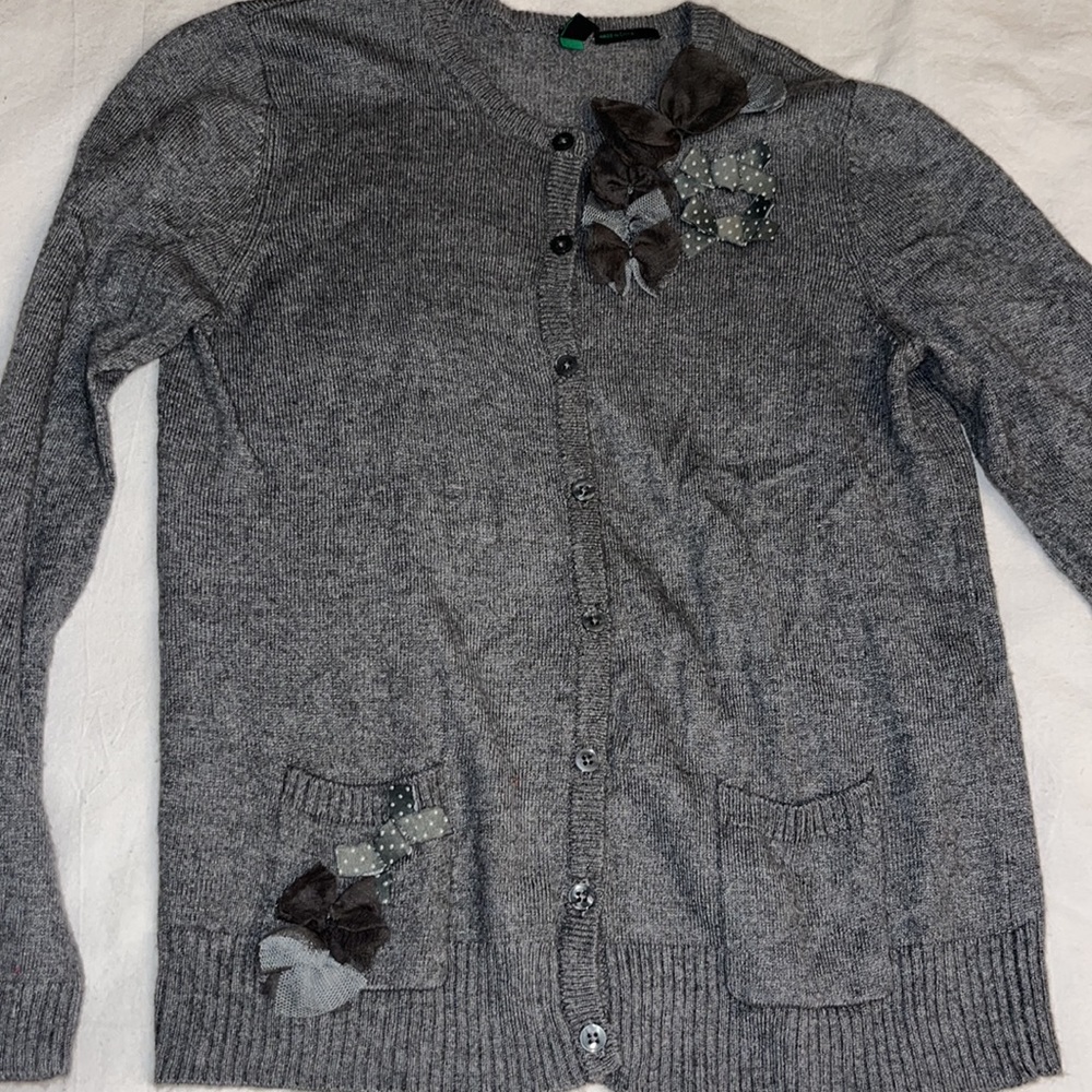 BENETTON girls cardigan sweater